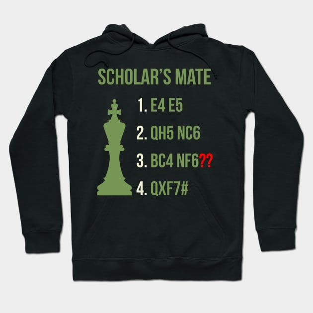 scholar's mate Hoodie by k4k7uz